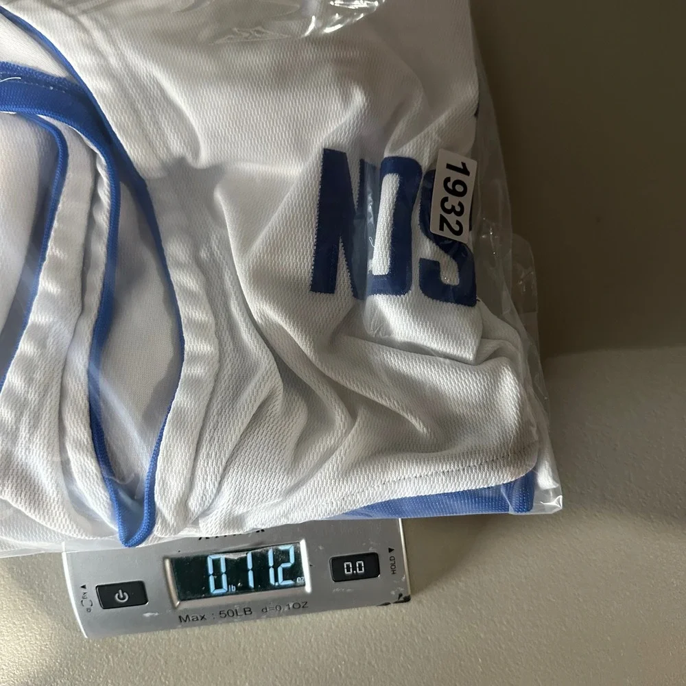 Allen Iverson Adidas Jersey Mens 54 XL White Detroit Pistons 1 Basketball NBA